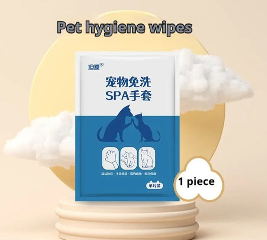 No-Rinse Pet Cleaning Gloves