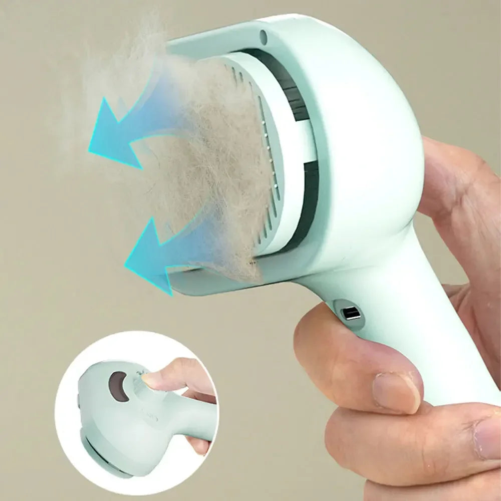 Pet Steam Grooming Brush
